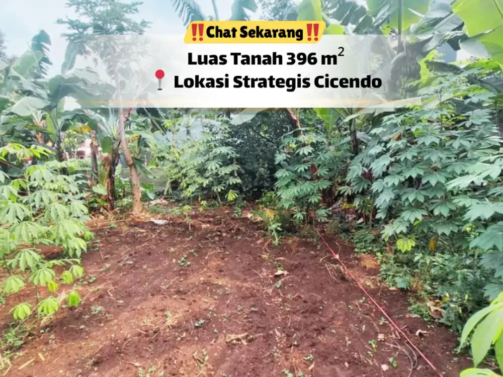 Tanah 396 m² Area Sukaraja Cicendo Bandung