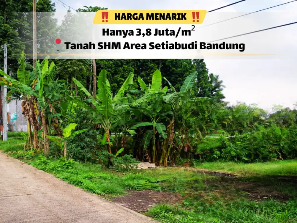 Tanah Siap Bangun 100m² Area Setiabudi