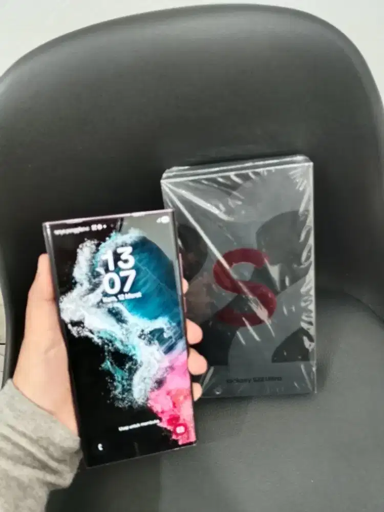 Samsung S22 Ultra 12/256 Fulset ori resmi sein no minus mulus