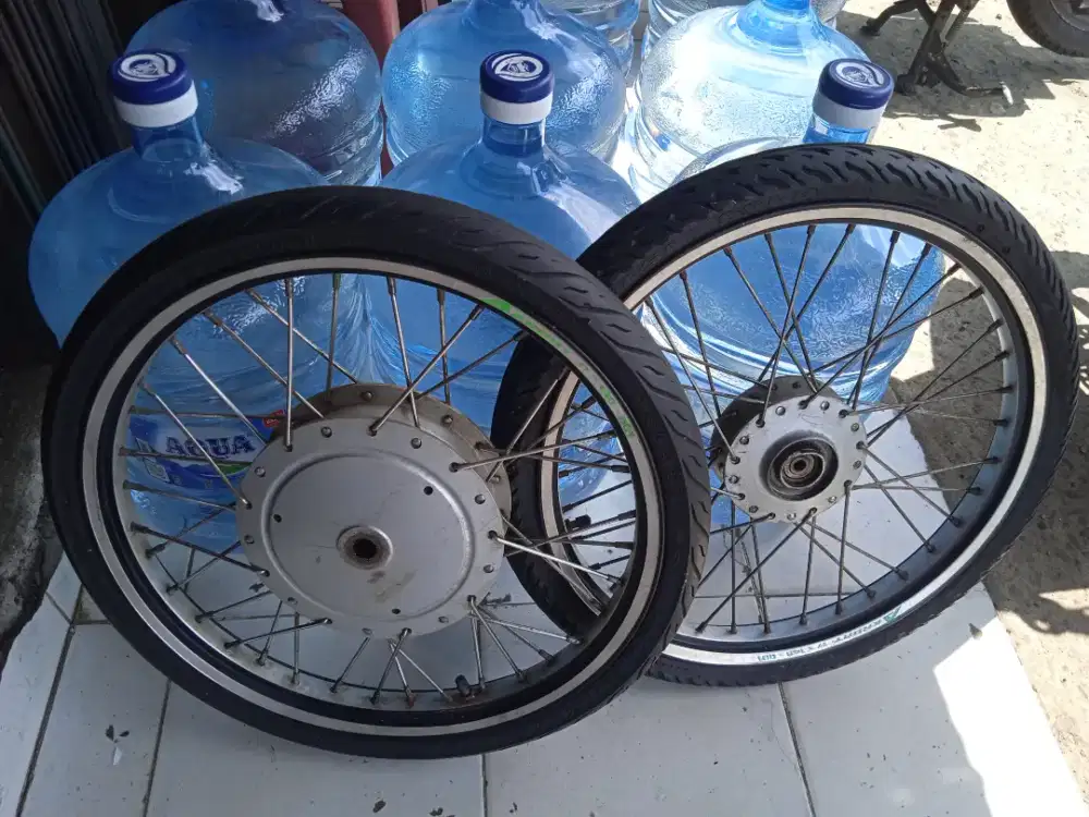Roda / ban depan belakang  ring 17