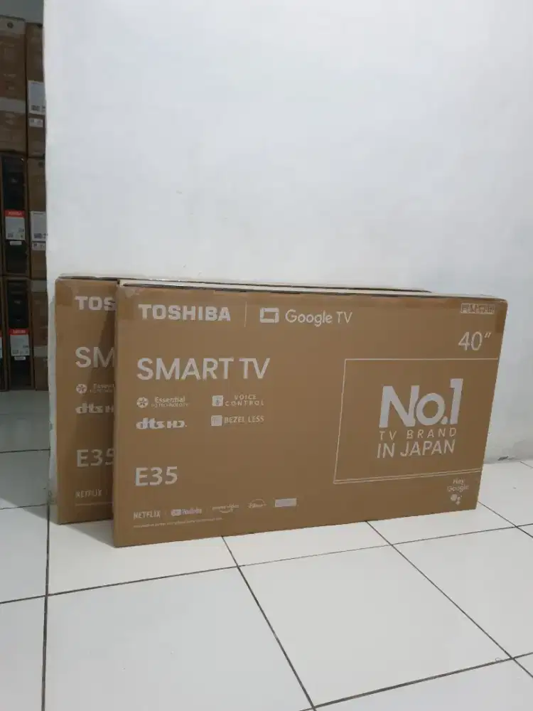 TOSHIBA GoogleTV Digital 40 inch. Baru, bisa Cod + disettingkan