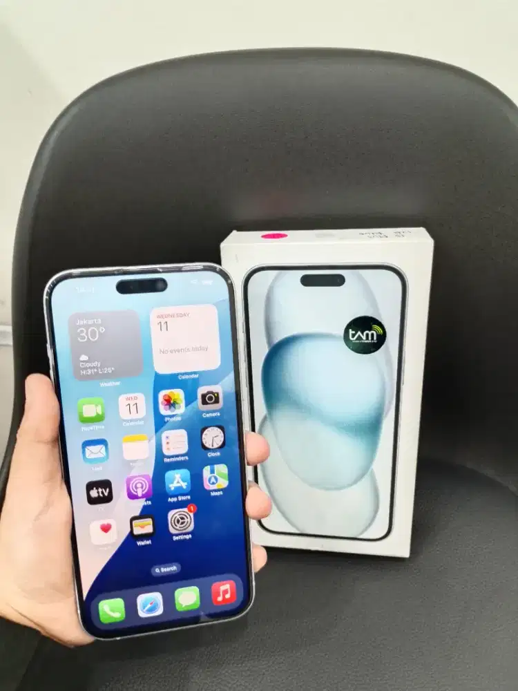 IPhone 15 plus 128gb Fulset ori resmi ibox no minus