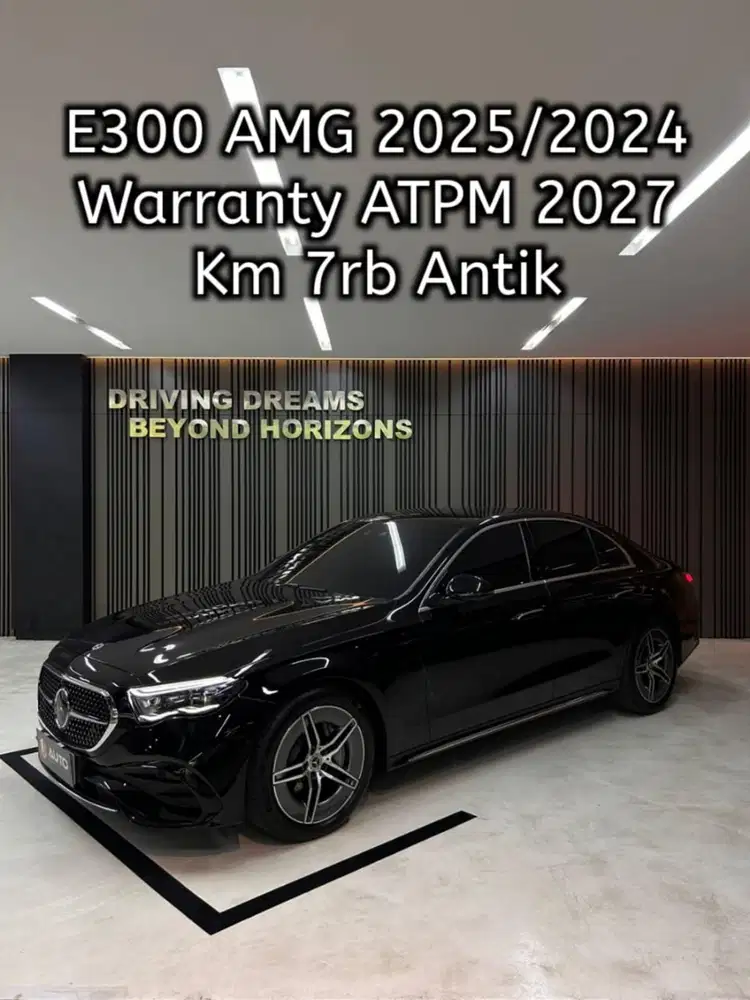Mercedes-Benz E300 AMG 2025 Hitam Km7rb Nik 2024