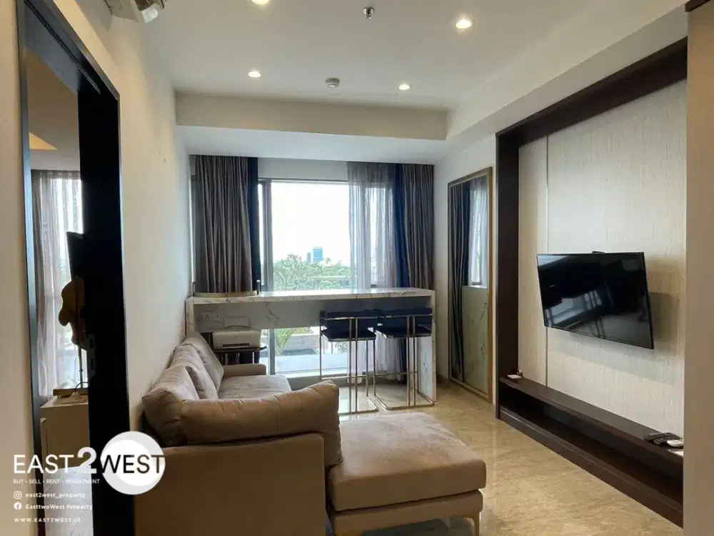 Dijual Apartemen The Branz BSD City Tangerang Tower A Tipe 1 Bedroom Fully Furnished Siap Huni