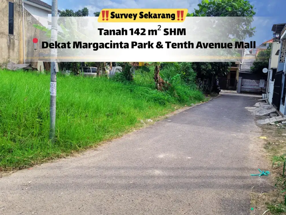 Tanah 142 m² SHM – Harga Menarik