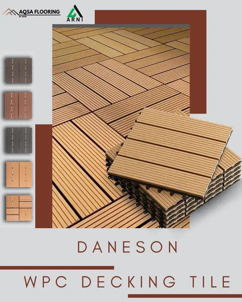 DANESON - WPC Decking Tile Anti Slip & Tahan Air