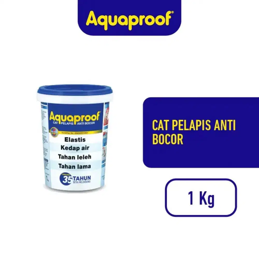 Aquaproof pelapis anti bocor 1 kg transparan