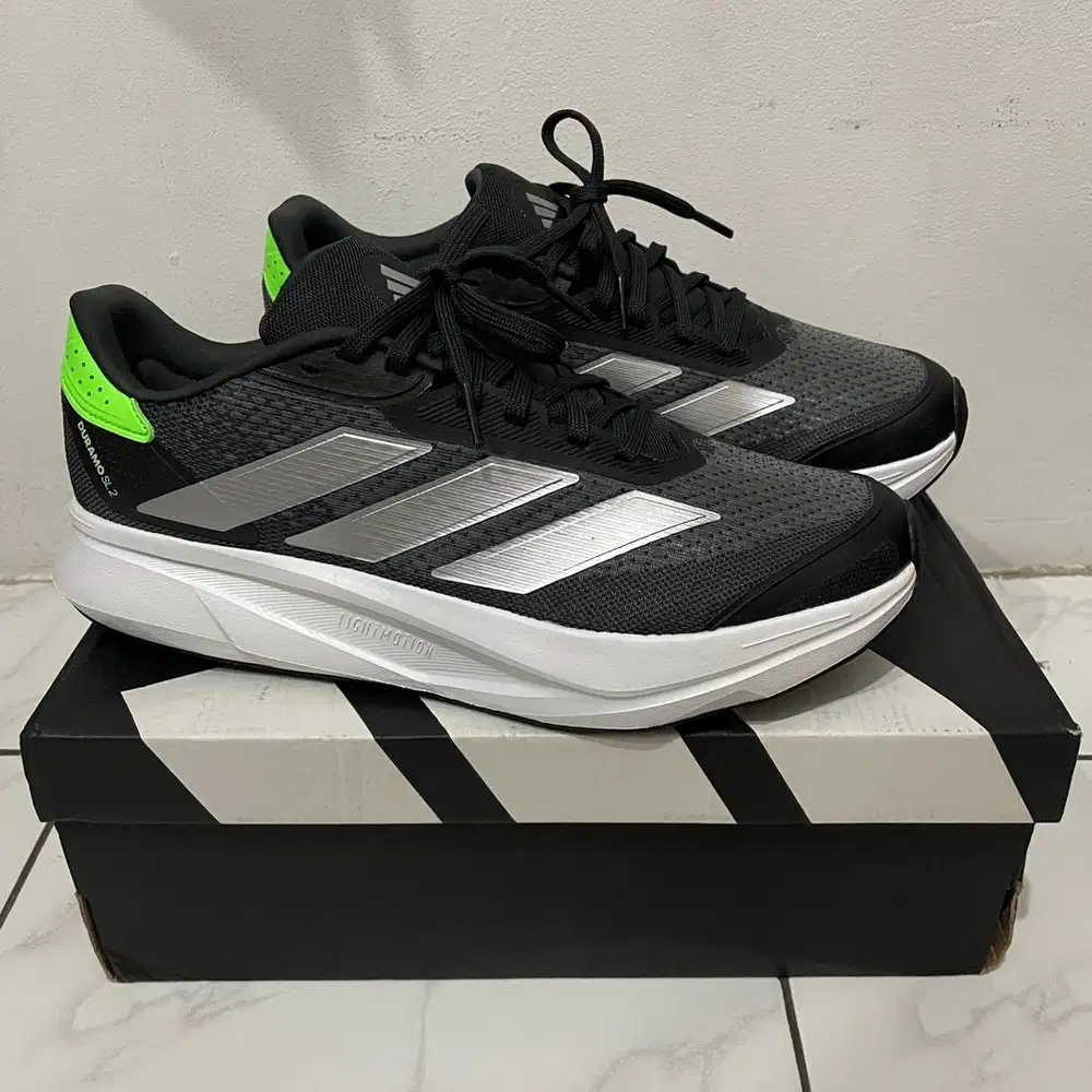 sepatu lari ADIDAS duramo SL2 carbon 27.5cm NEW ORIGINAL running shoes