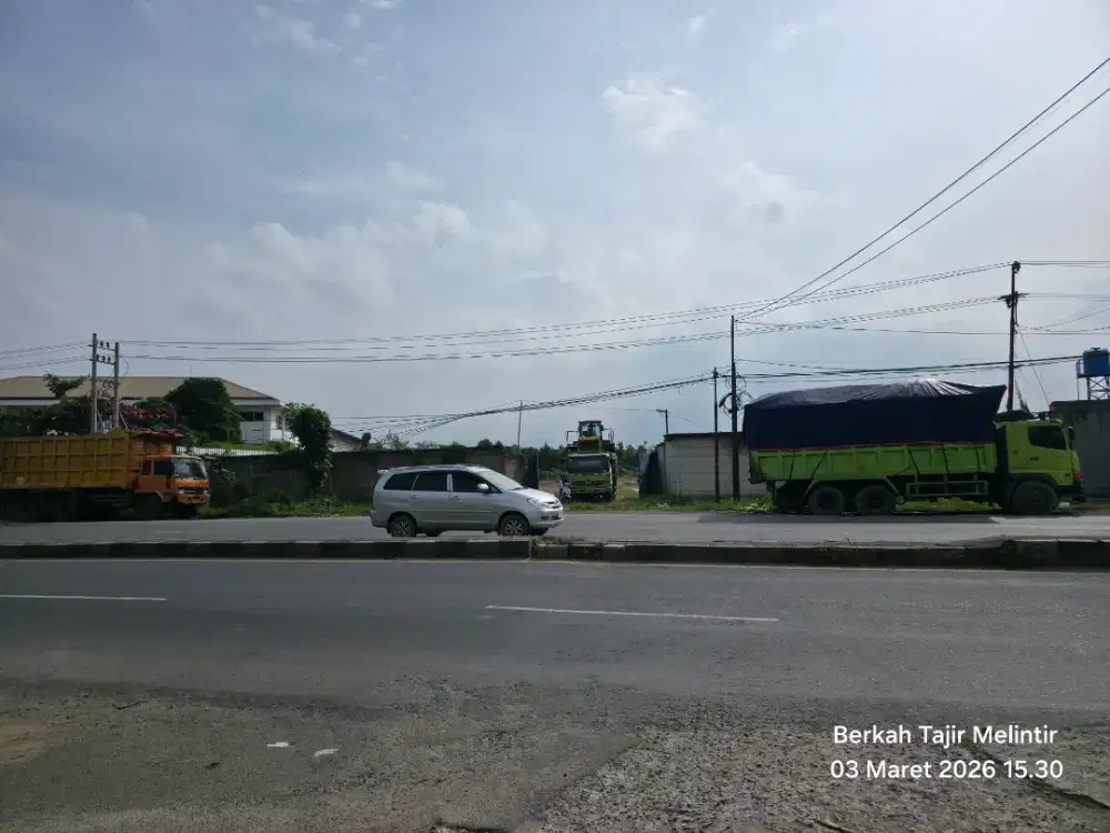 Tanah Luas Pinggir Jalan Utama Kota Bandar Lampung