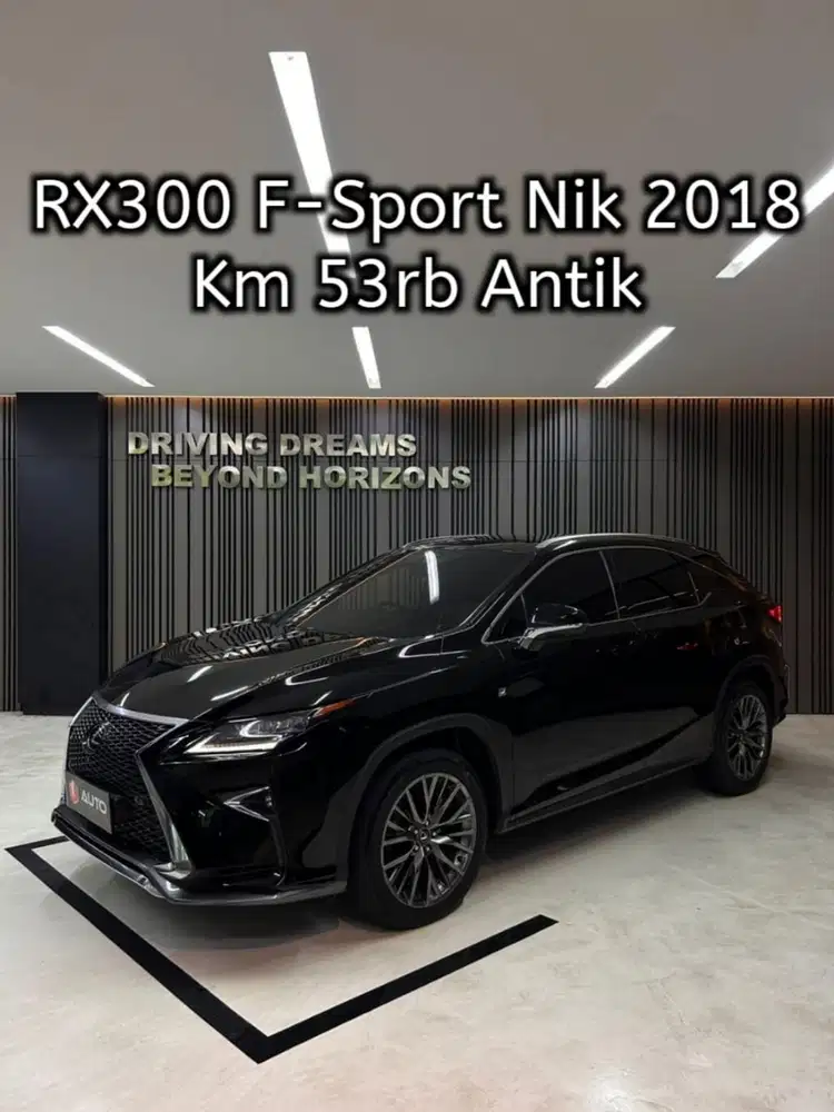 Lexus RX300 RX300T F-Sport 2019 Hitam Km53rb 2018