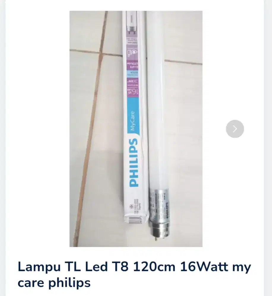 Lampu TL8 Philips led 16 watt