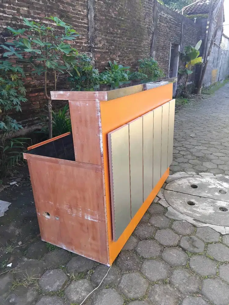 meja kasir / teller ex ank murah