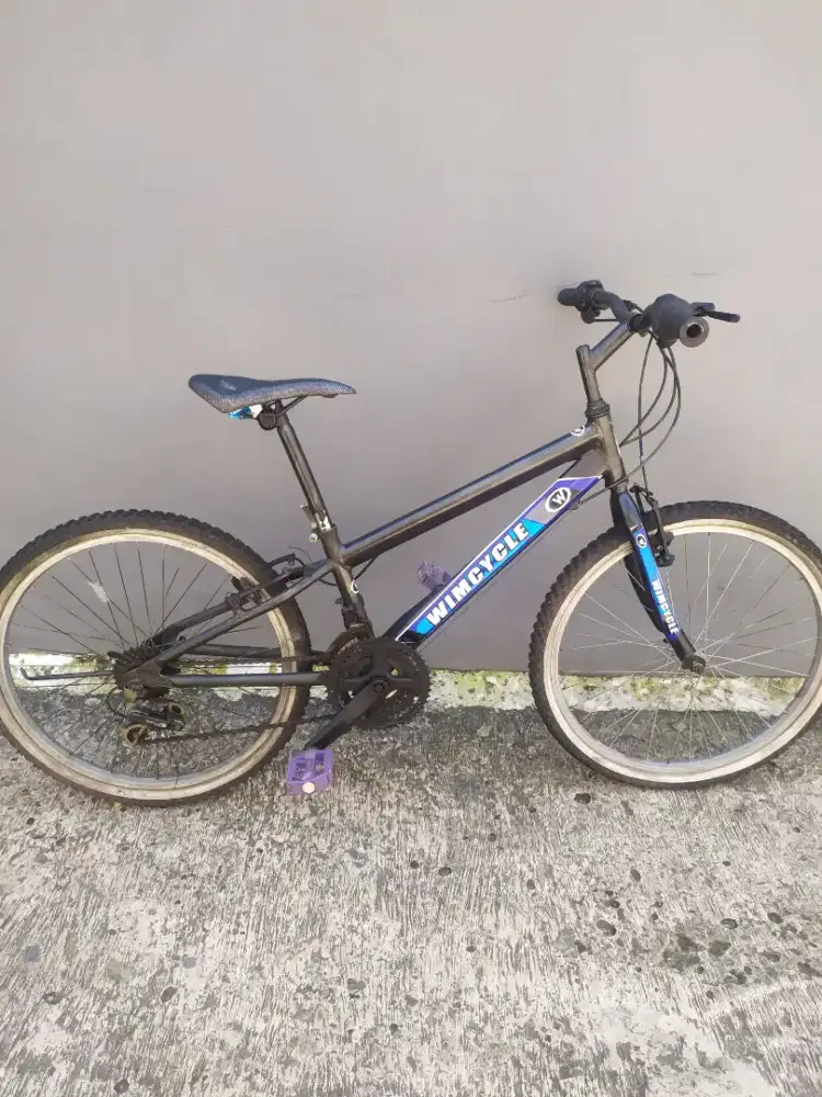 Sepeda MTB gunung Wim cycle uk 24 aloy