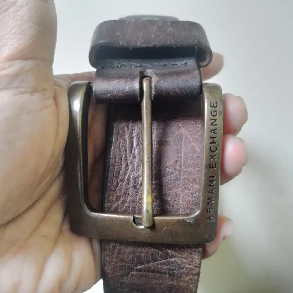 Ikat Pinggang Gesper Armani Exchange Kulit Original leather 120 cm