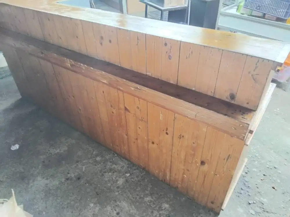 meja kasir mini bar  murah ex resto