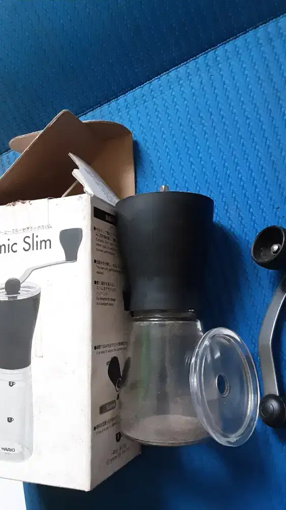 MSS 1 Ceramic Slim Coffee Grinder Kopi Hario, BEKAS