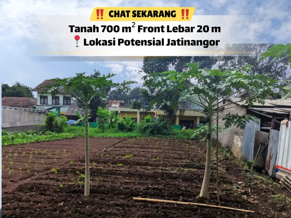 Tanah 700 m² SHM – Dimensi Ideal Siap Bangun