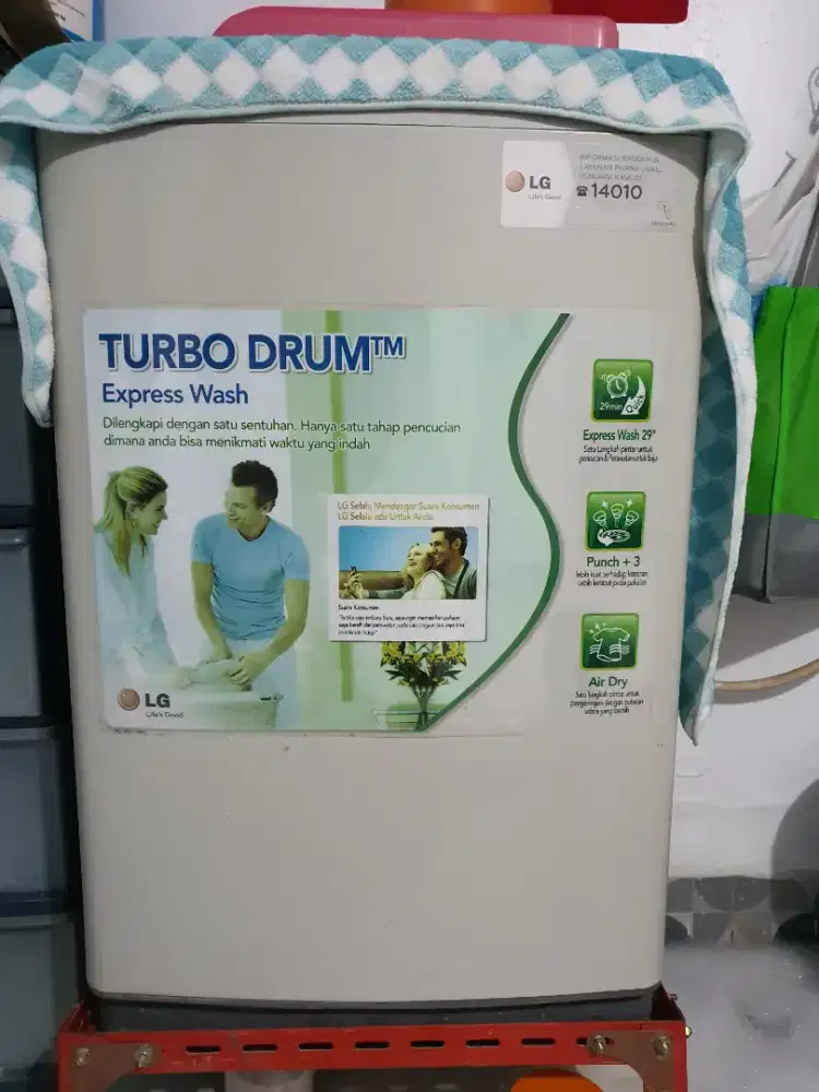 Mesin Cuci LG Turbo bukaan atas