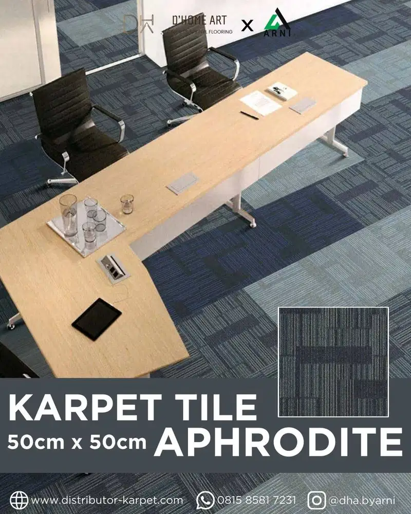 Aphrodite-Harga per meter Karpet Tile Garis Kantor Gedung Bioskop