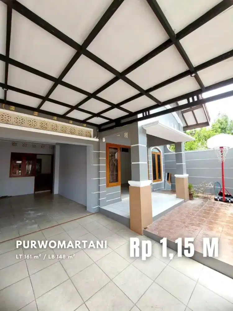 Dijual Rumah Luas di Lingkungan Nyaman Purwomartani