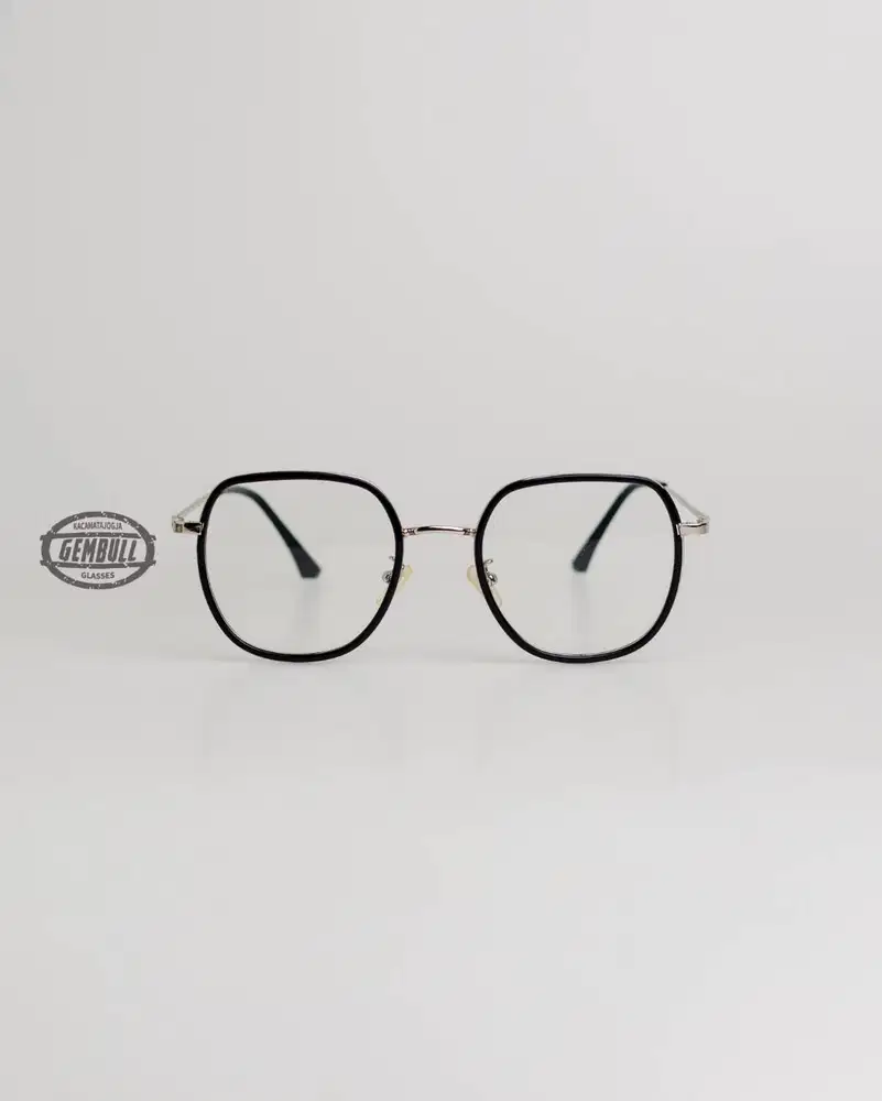 Gembull Glasses - Kacamata Semi Hexagon Unisex - Arjuna 02