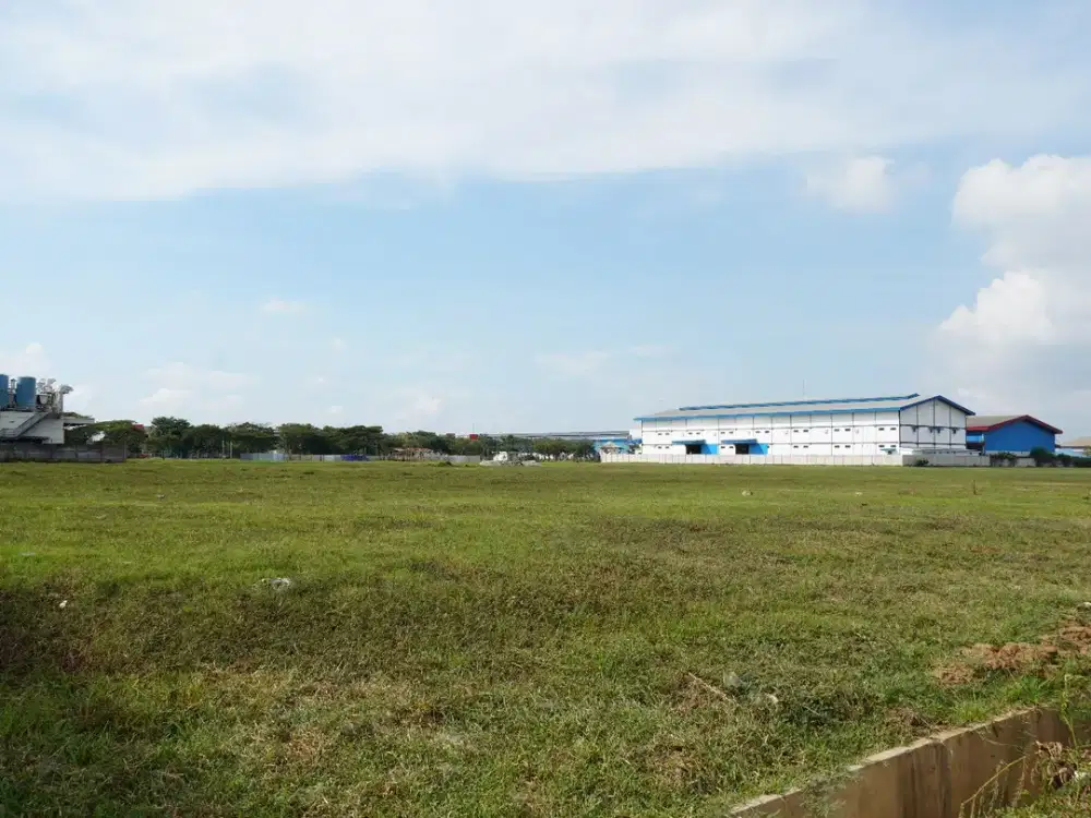 LAHAN SIAP BANGUN DI KAWASAN MARUNDA CENTER COCOK UNTUK GUDANG, PABRIK, & POOL TRAILER