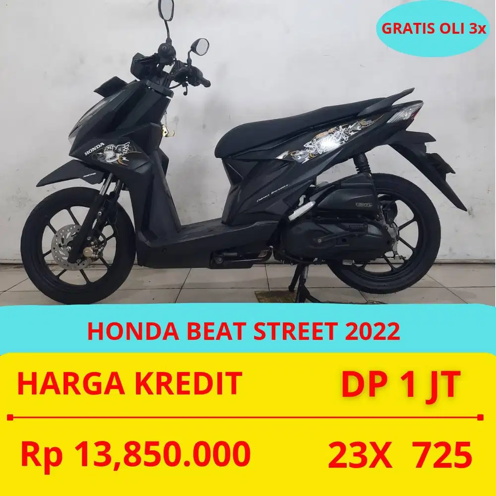 PROMO SUKSES MOTOR HONDA BEAT STREET 2022 DP MURAH 1 JUTA GUYSS
