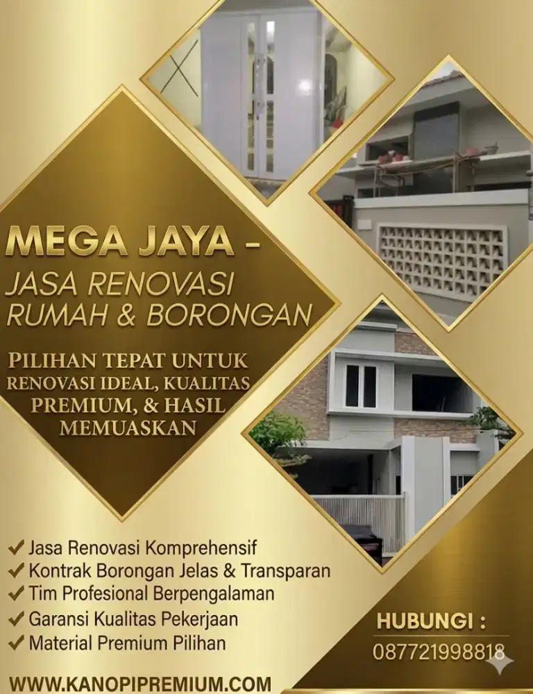 Jasa Renovasi & Bangun Rumah Mega Jaya - Bergaransi & Terpercaya