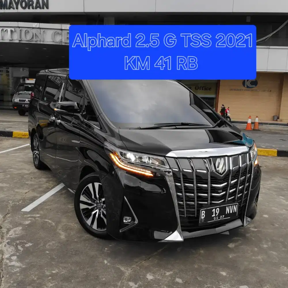 Toyota Alphard 2.5 G TSS 2021 Hitam
