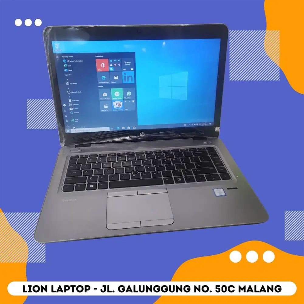 Core i5 RAM 8GB Murah SSD 258GB HP Elitebook 840 G3 [12|03]