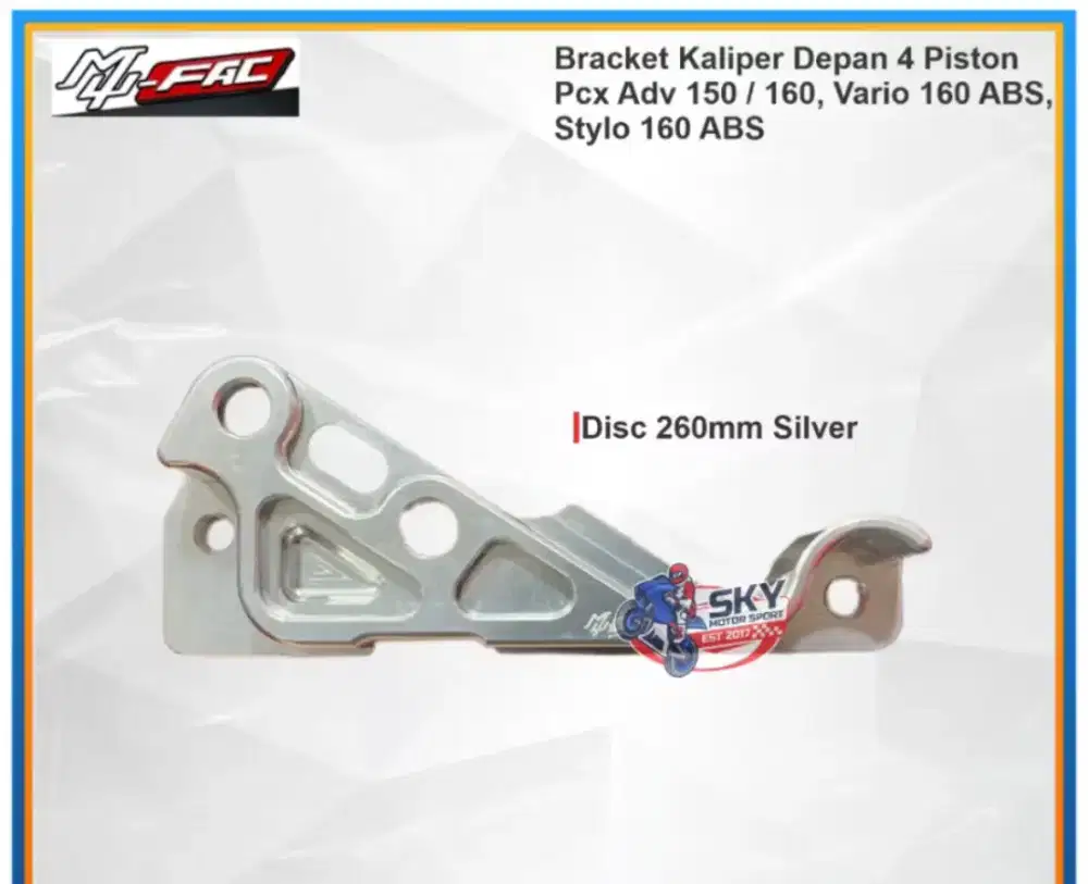 Breket Kaliper Depan 4Piston Disk 260MM