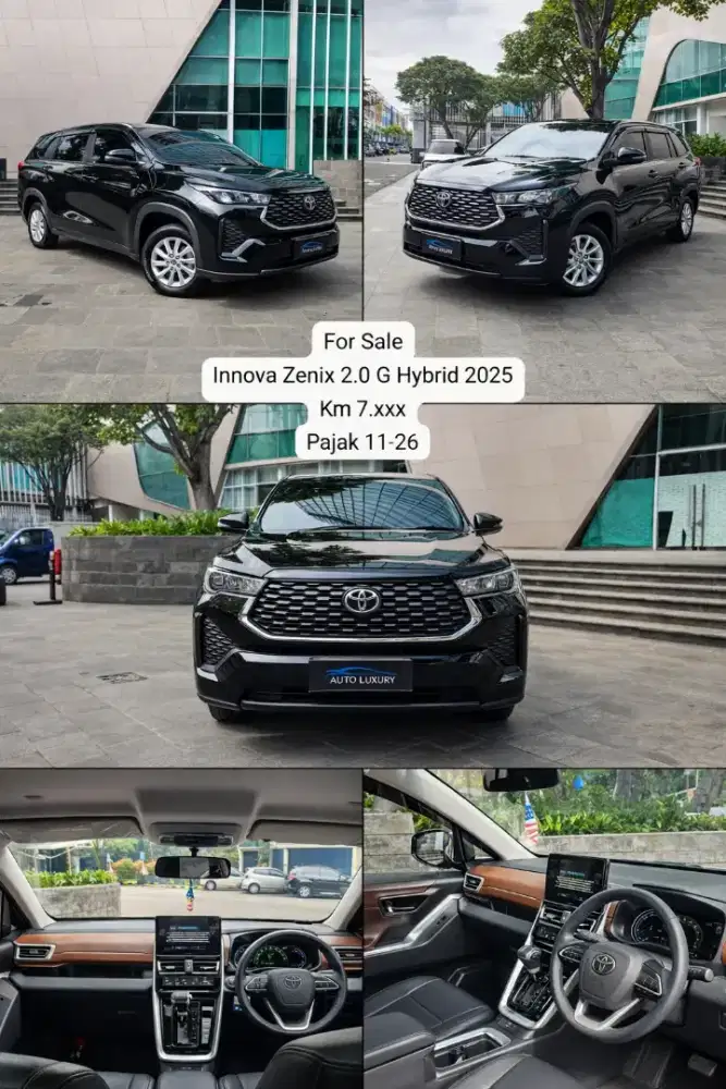 Innova Zenix G Hybrid 2025 Hitam KM antik