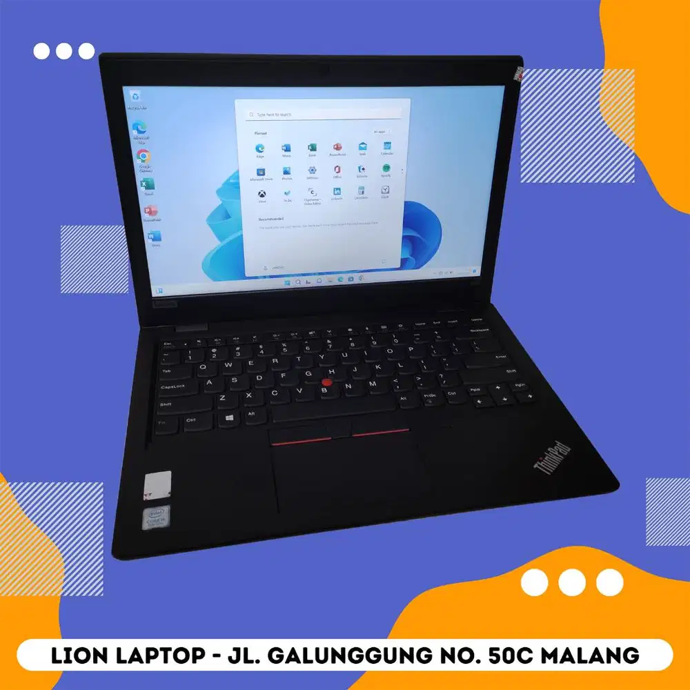 Core i5 Gen 8 RAM 8GB SSD 256GB Lenovo Thinkpad L390 [12|03]