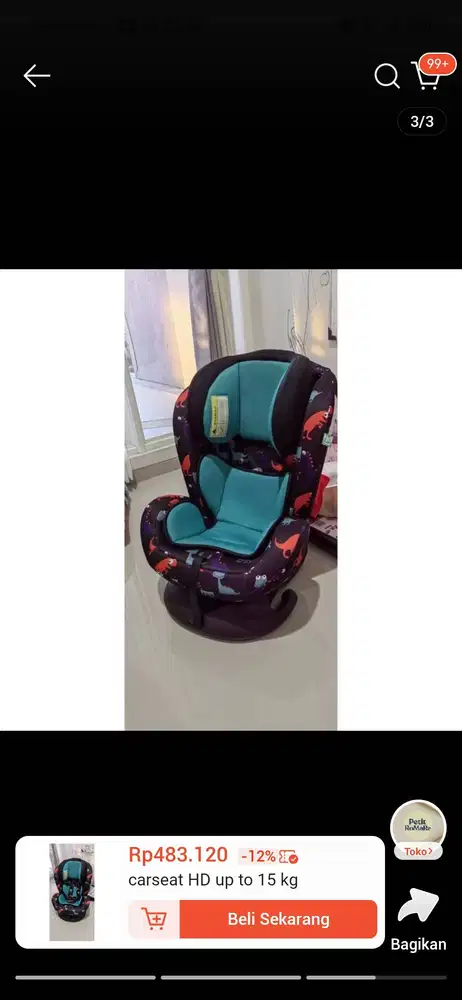 Carseat upto 15kg