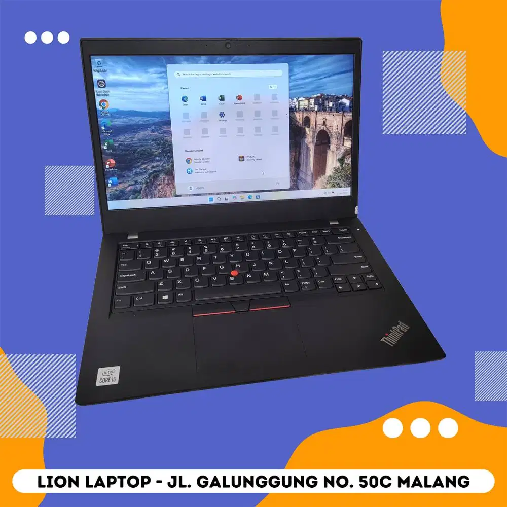 i5 Gen 10 Murah RAM 8GB SSD 256GB Lenovo Thinkpad L14 [12|03]