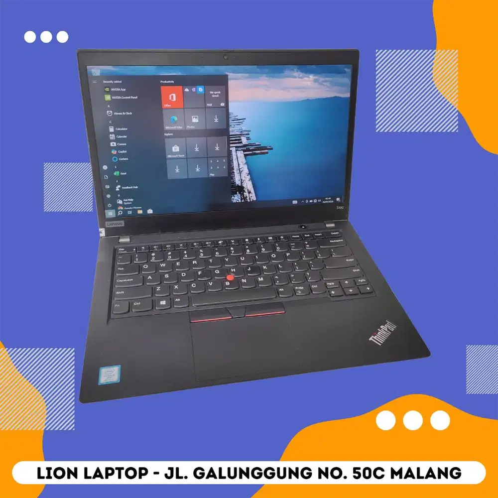 Double VGA NVIDIA Core i5 8/256 Slim Lenovo Thinkpad T490 [12|03]