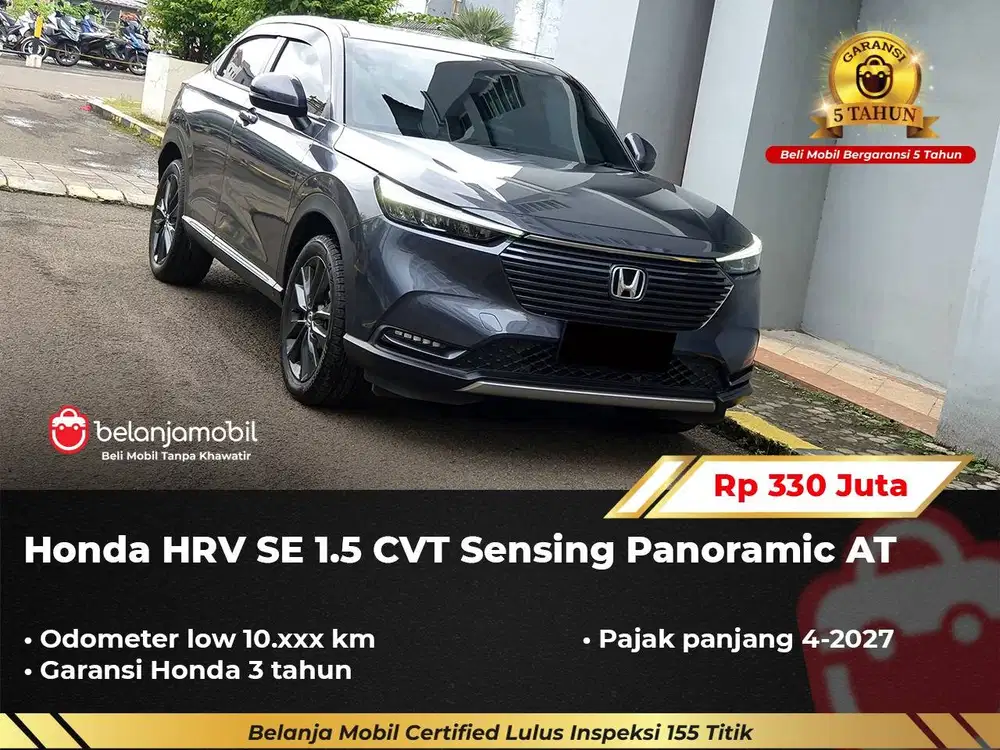 [ LOW KM 10RB ] Honda HRV HR-V HR V SE 1.5 Sensing Panoramic 2024/2025