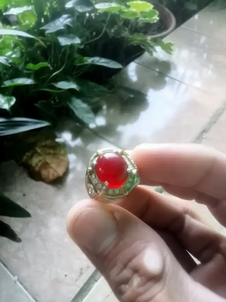Batu merah dengan cincin