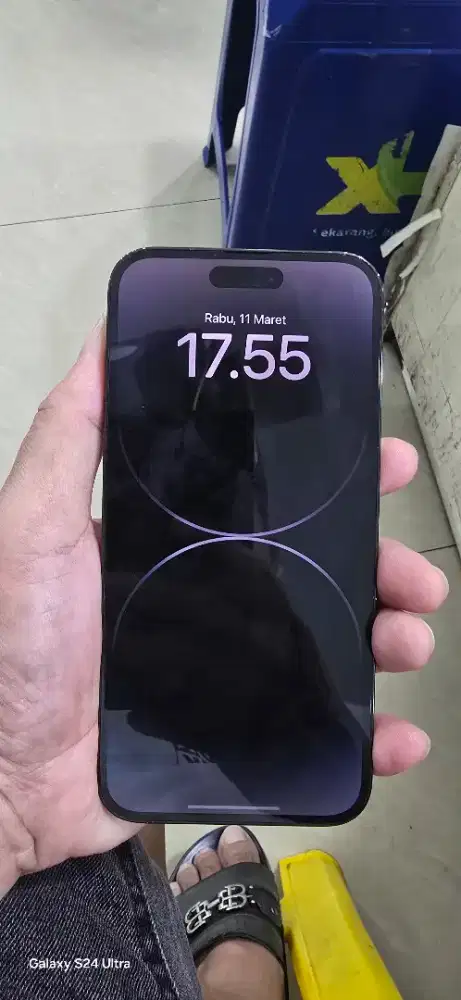 Iphone 14 promax 128gb ibox second mulus