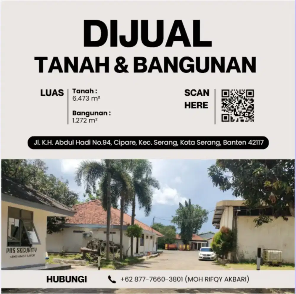 DIJUAL KOMPLEKS GUDANG & KANTOR STRATEGIS