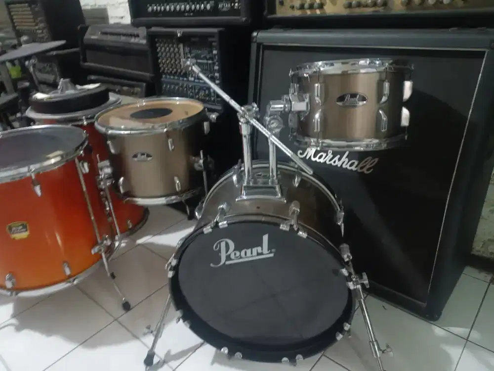 Drum Pearl Ukuran kick 18 inch Mini 4 pcs