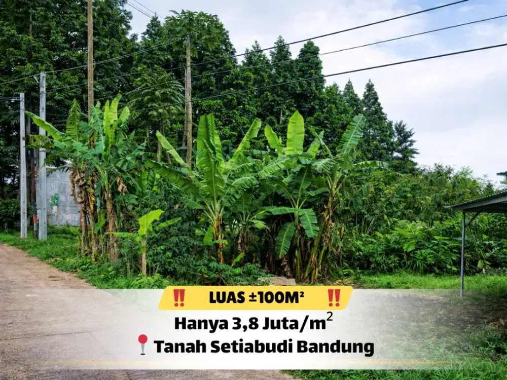 Tanah Siap Bangun 100m² Area Setiabudi