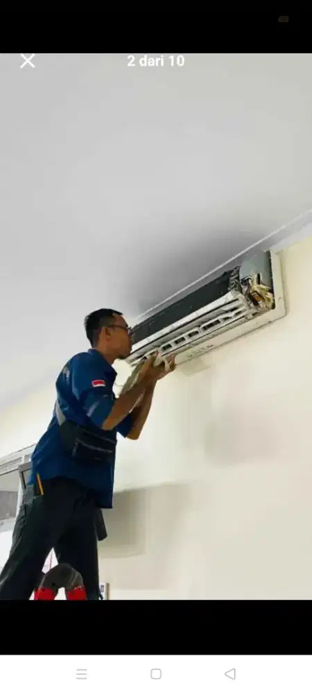 Jasa servis AC kulkas mesin cuci kompa air dll bergaransi