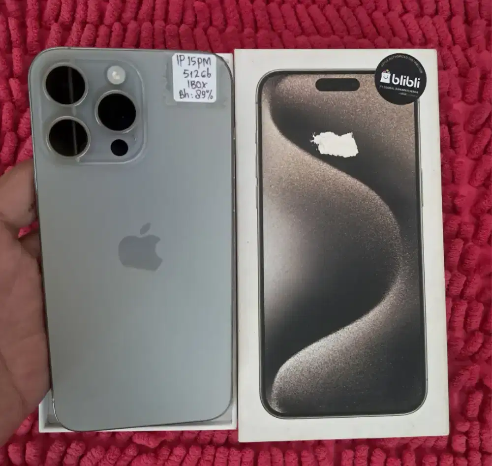 Iphone 15 pro max 512gb ibox mulusss