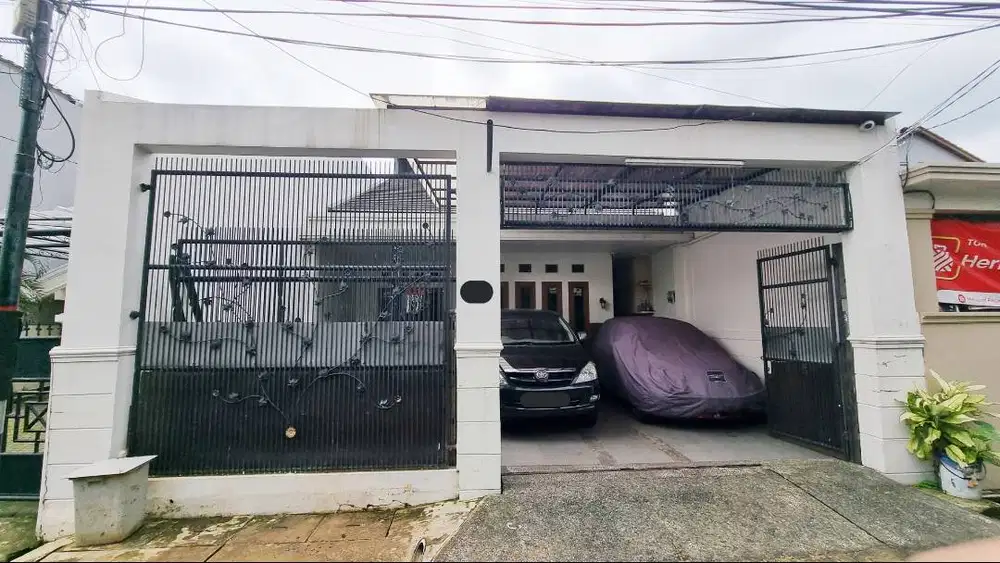 Rumah Minimalis Tropikal Villa Semi Furnish + Kolam Renang