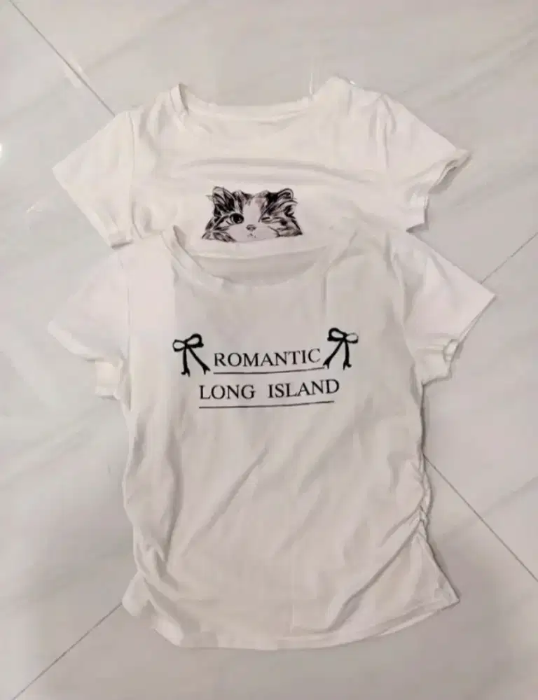 Jual atasan kaos preloved 2 pcs