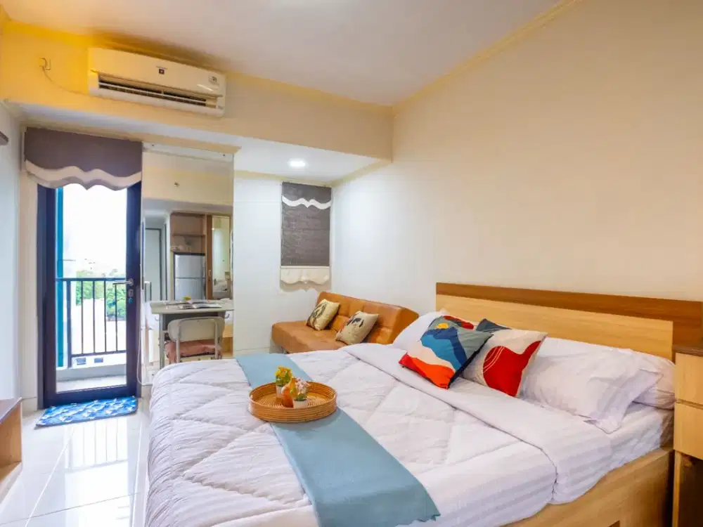 Disewakan Apartemen Studio Tamansari Sudirman Full Furnished Siap Huni - Dekat MRT, WTC, Setiabudi, Sudirman, Kuningan, Rasuna Said.
