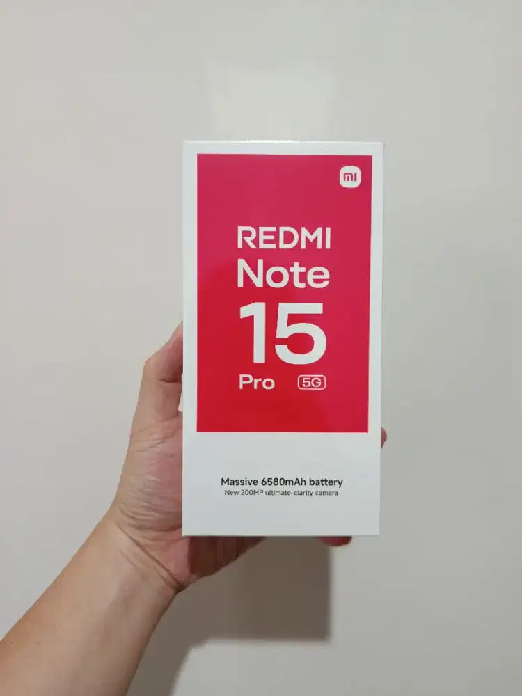 (BARU) Redmi Note 15 Pro 5G 12/512, SEGEL Garansi Resmi, Bisa COD