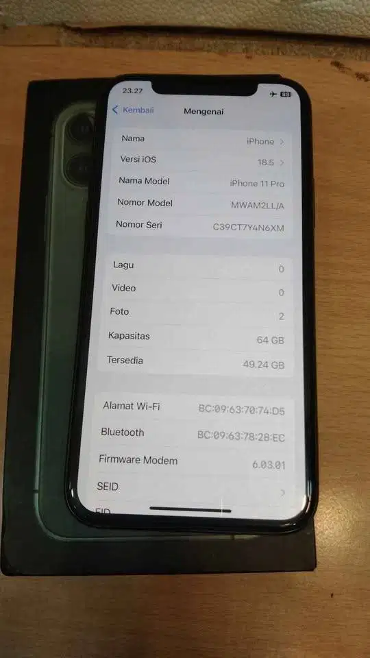 iphone 15 128gb ibox lengkp ori mulus