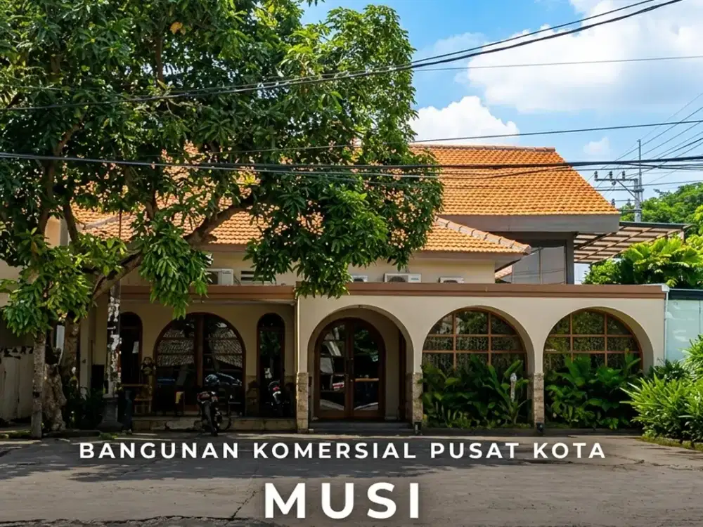 Dijual Bangunan Komersial, Hook & Bagus di Jln Musi, Pusat Kota Surabaya